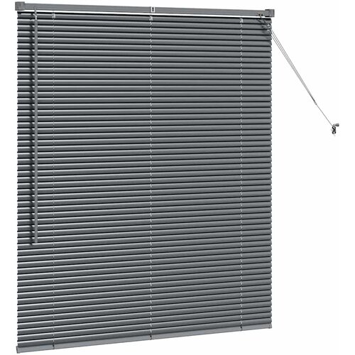  Venecijanski zastore Tamno siva 130 x 115 cm Aluminij Slike