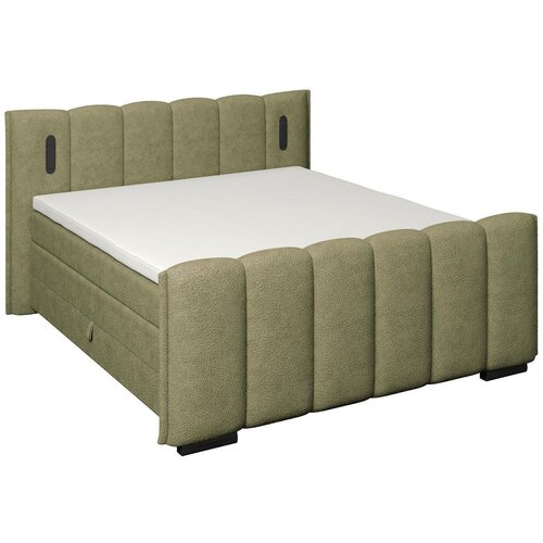 Premium Living Postelja Boxspring Elysia, Zelena, 160x220 Slike