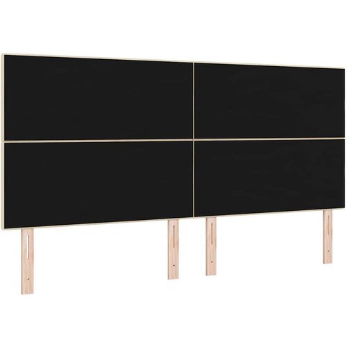  LED glava kreveta S LED lampica Krema 200 cm Poliester Slike