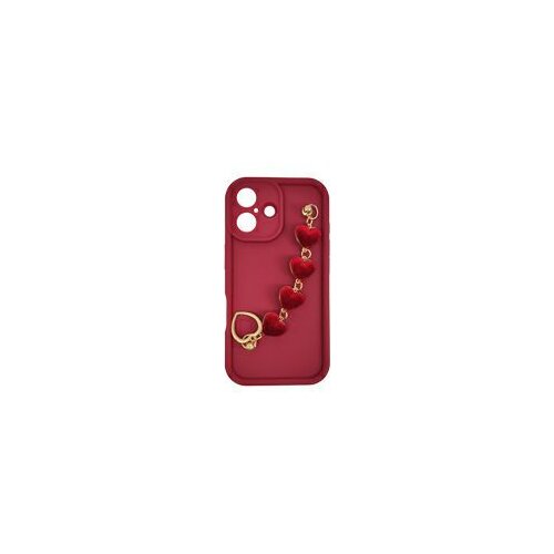 Max Mobile MM TPU IPHONE 16 - SILICONE CANDY WRIST STRAP R Heart Slike