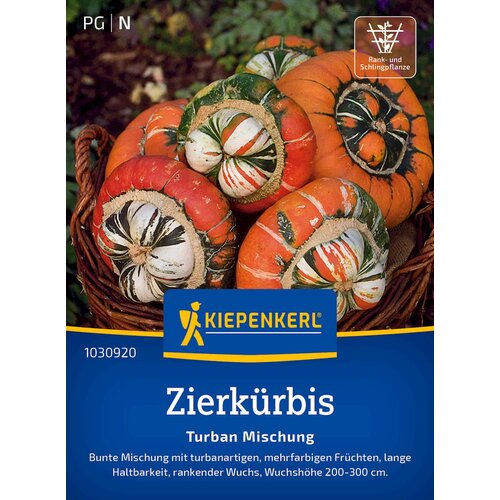 KIEPENKERL Okrasne buče "Turban mešanica" - 1 pkt. Cene