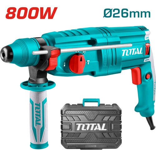 Total čekić bušilica 800W/2.5J, sds, 3 burgije, 2 dlet Cene