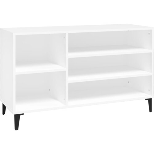 Maison Chic Omarica za obutev - Kopa za čevlje bela 102x36x60 cm inženirski les, (21776644) Slike