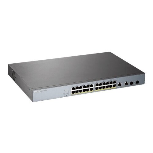 Zyxel GS1350-26HP 26-vratni upravljan PoE switch (omrežni preklopnik) za CCTV z dalj&scaron;im dosegom, 375 W Cene