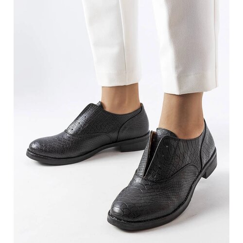 Gemre Women's black slip-on eco-leather shoes Morel Cijene