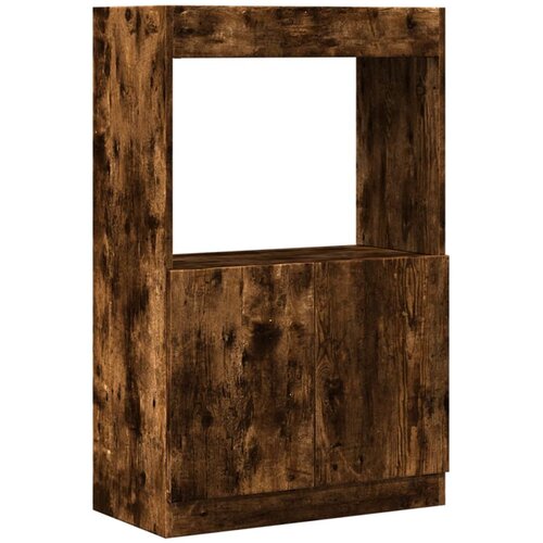  Visoka komoda boja hrasta 63x33x100 cm od konstruiranog drva Slike