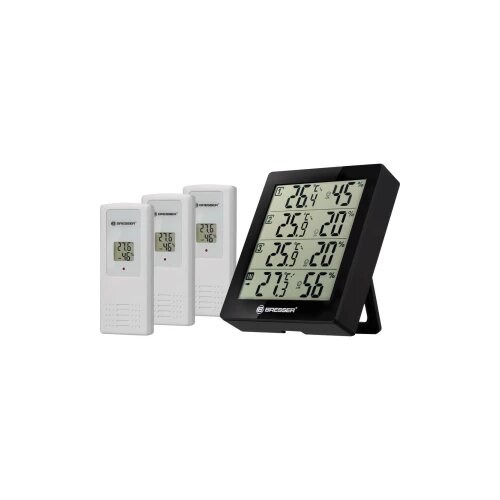 Bresser Optik Quadro termo/higrometar crna Cijene