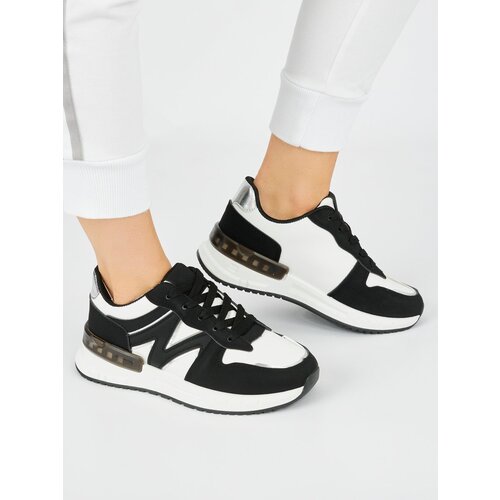 Shelvt Women's black comfortable sneakers Cene