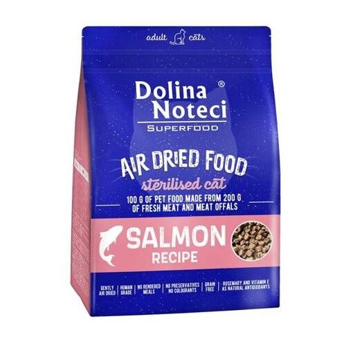 DOLINA Noteci Superfood Sterilised Cat Sušeni Losos 1kg Cene