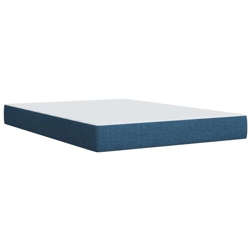  s box springom madracem i LED-om Plava 140 x 200 cm - Plava 140 x 200 cm Pro&scaron;iveno gumbima Cijene
