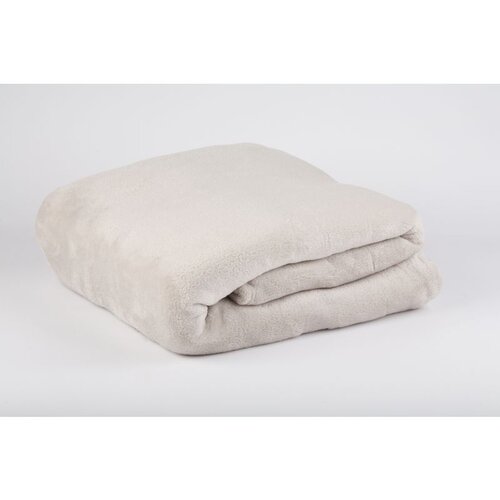 ESSENZA SLEEP 1632099 DEKA FLANEL BEŽ NOVA 130X190 Slike