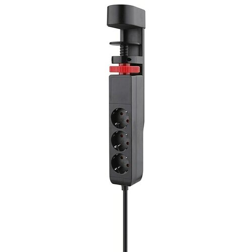 REV Napajalni razdelilnik za namizno montažo 3 x USB (Število vtičnic Schuko: 3 kos, Črna, Dolžina kabla: 3 m, Brez stikala) Cene