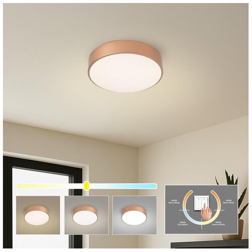 Brilagi LED plafonsko svetlo POOL LED/24W/230V 3000/4000/6000K prečnik 20 cm, boja bronze Slike