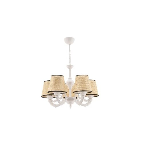 Opviq luster fiona coral black white cream Slike