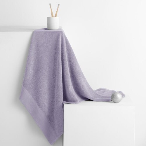 Restilo Svetlo vijolična frotirna bombažna brisača 70x140 cm Amari &amp;ndash; Slike