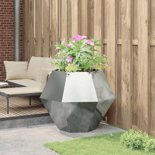  Sadilica Srebrno 100 x 100 x 80 cm Cinkani čelik Slike