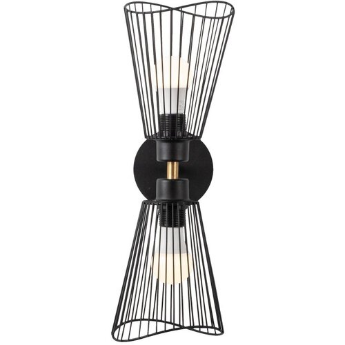 Opviq Zidna lampa 2 x E27 Max 40, Crna Cene
