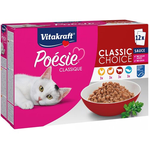 Vitakraft Poésie Classic Sauce mješovito pakiranje - 24 x 85 g Cijene