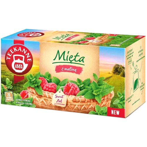 Teekanne biljni čaj nana i malina, 20 kesica Slike