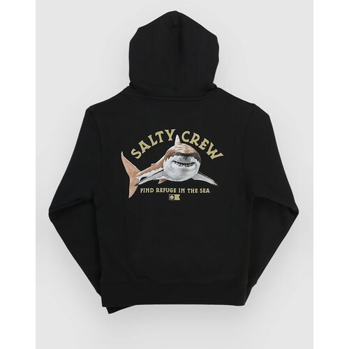 Salty Crew Lurking Kids Pulover s kapuco black Cene