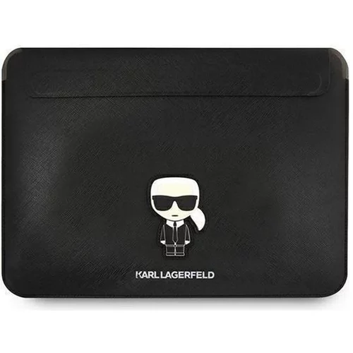 Karl Lagerfeld Sleeve Saffiano Ikonik Black, Ovitek za prenosnike do 16", (20829219)