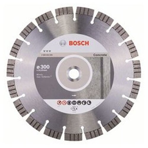 Bosch dijamantska rezna ploča Best for Concrete 300 x 22, 23 x 2, 8 x 15 mm, 2608602656 Cene