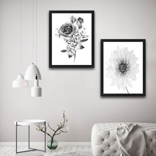 Wallity slika rose rose, 2 dela, 30 x 40cm Slike