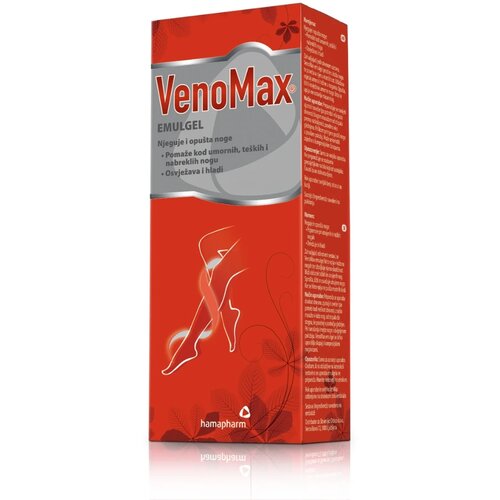 HAMAPHARM emulgel protiv proširenih vena i ispucalih kapilara venomax, 200ml Cene