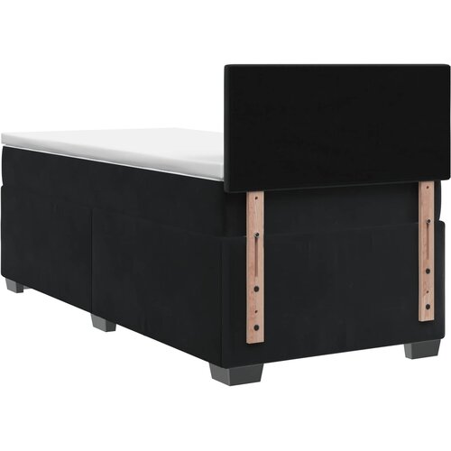  s box springom, madracem i LED-om Crna 100 x 200 cm Slike
