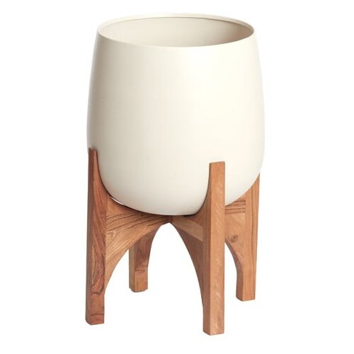 Light &amp;amp; Living kovinski okrasni cvetlični lonec &amp;oslash; 36 cm karuna &amp;ndash; Slike