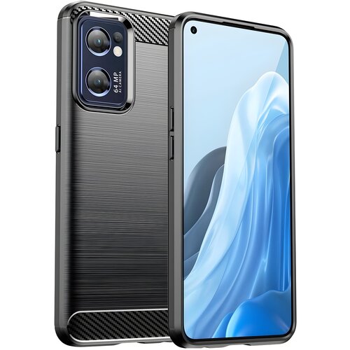 IZMAEL.eu Futrola Carbon Shield TPU za Realme Narzo 50 - Crna Cijene