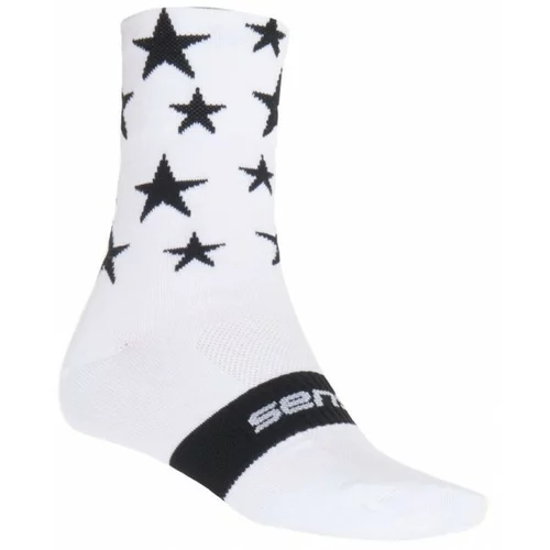 Sensor STARS Biciklističke čarape, bijela, veličina
