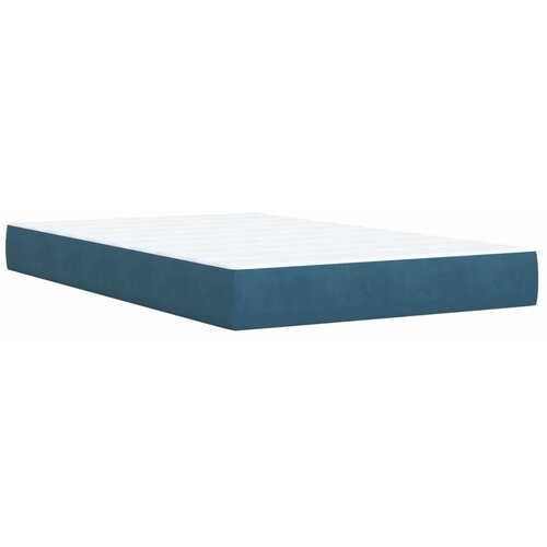  Boxspring krevet s madracem Plava 120 x 200 cm Bar&scaron;un - Plava 120 x 200 cm Dizajn s rombovima Cijene