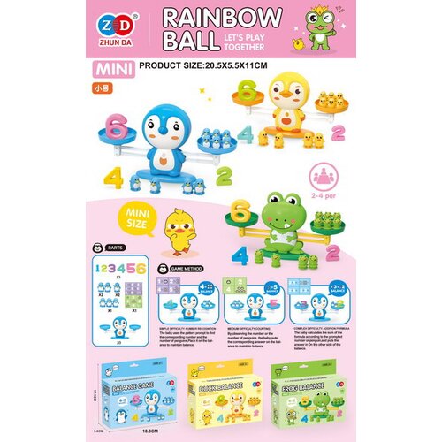  Arkadna igra Pingvin za balansiranje težine - plava Cijene