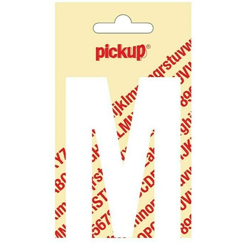 Pickup Naljepnica (Motiv: M, Bijele boje, Visina: 90 mm) Slike