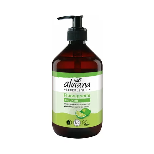alviana naravna kozmetika tekući sapun - organska limeta