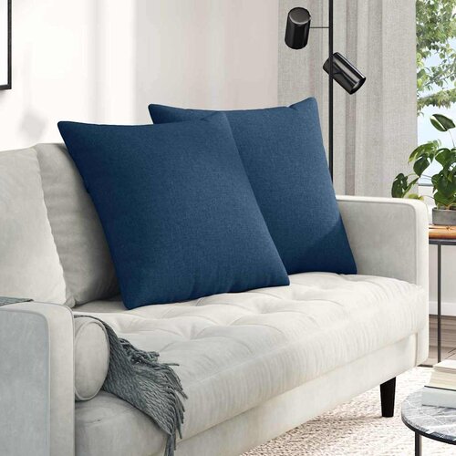  Jastučići za sofu 2 pcs Plava 60 x 60 cm tkanina Cijene