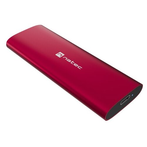 Natec RHINO M.2 NVME LITE EXTERNAL SSD ENCLOSURE USB-C 3.2 GEN 2 RUBY RED Cene