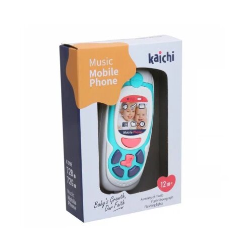 Hk Mini igračka muzički mobilni telefon, plavi Slike