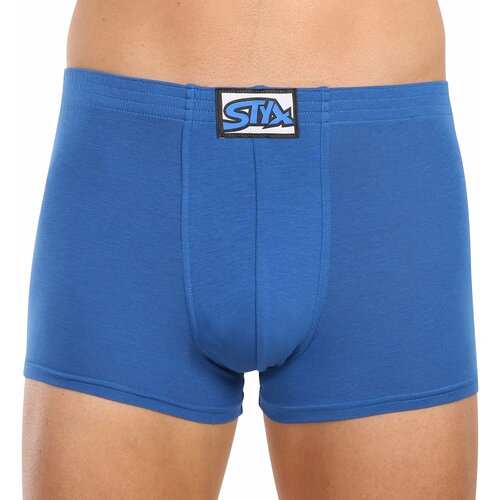 STYX Men's boxer shorts classic rubber blue Cene