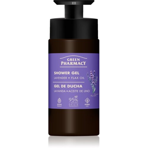 Green Pharmacy Lavender &amp;amp; Flax Oil gel za prhanje 739 ml Slike