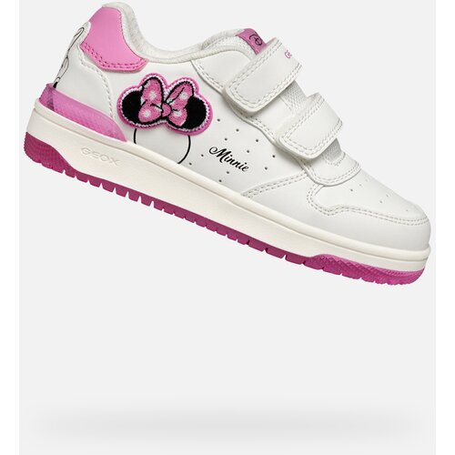 Geox White Girls Washiba Sneakers - Girls Cene