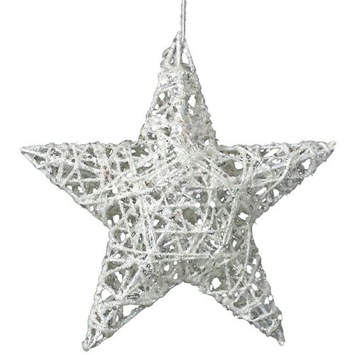  Okrasek zvezda (3D, bela, premer: 5 cm) Cene