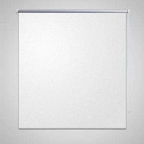 vidaXL Rolo bijela zavjesa za zamračivanje 140 x 175 cm Cene