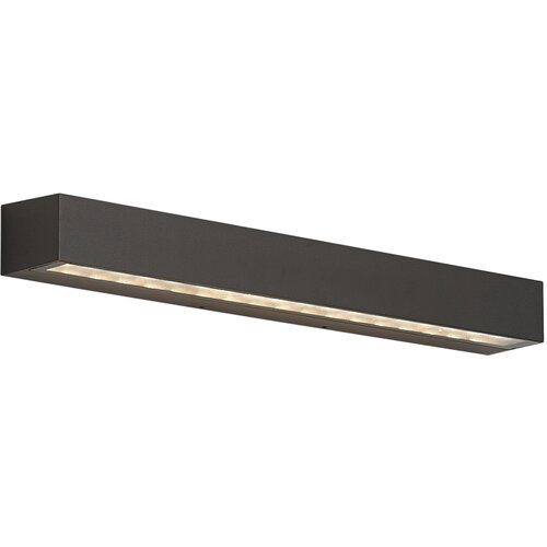 QAZQA Industrijska zunanja stenska svetilka črna 55cm vklj. LED IP65 - Hannah Cene