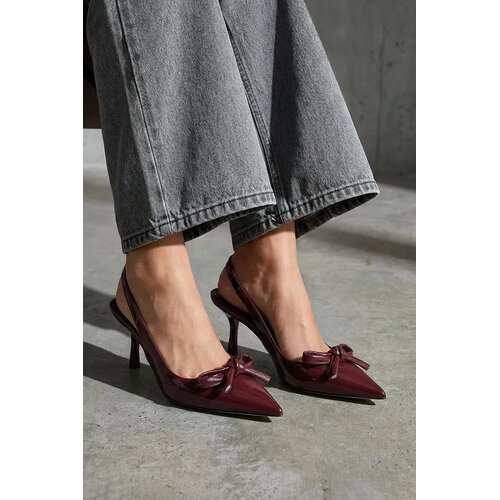 Trendyol Shoes Ženske cipele Takss26To00016, Bordo Slike