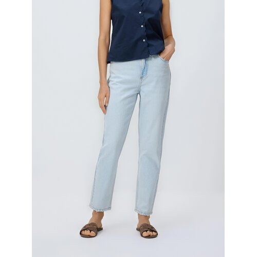 Reserved Mom fit traperice - plava Cijene