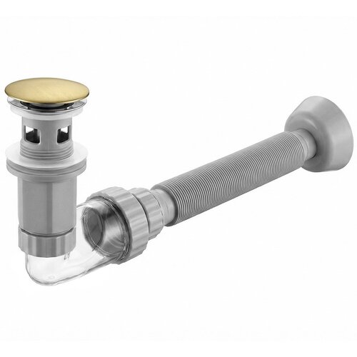 Rea Sifon za umivaonik s click-clack ventilom REA Flow Brush Gold Cijene