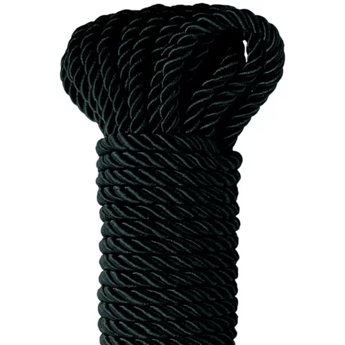 Pipedream Fetiš svilena vrv - Shibari vrv - 10 m (črna)