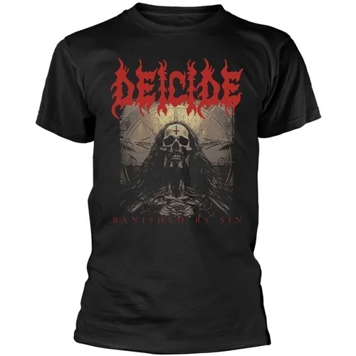 Deicide Majica Banished By Sin Unisex Black 2XL